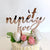 Acrylic Rose Gold Mirror 'ninety five' Birthday Cake Topper