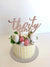 Acrylic Rose Gold Mirror 'thirty nine' Birthday Cake Topper