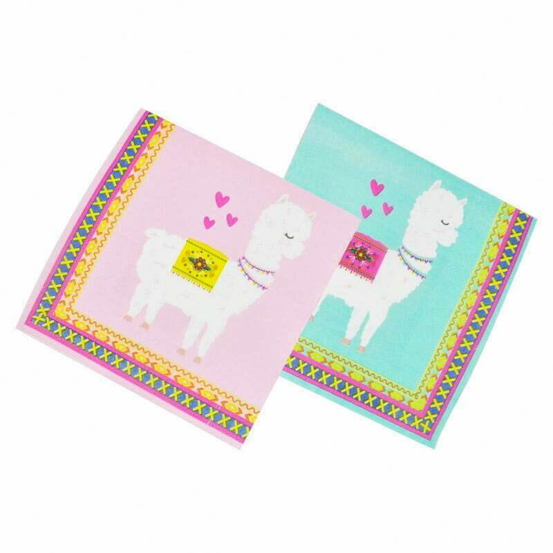 Alpaca Paper Lunch Napkins 20 Pack