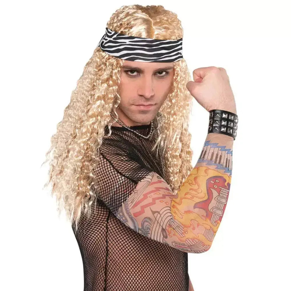 Amscan fake Rock On Tattoo fabric arm Sleeve