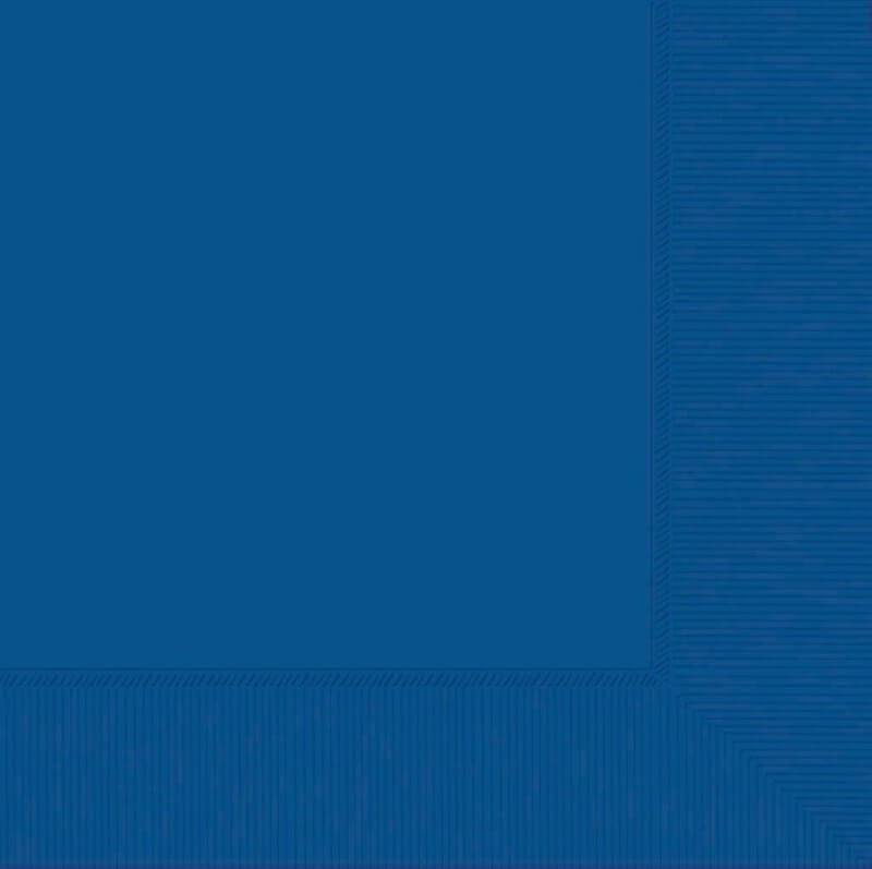 2 Ply Beverage Napkins 20 Pack - Royal Blue