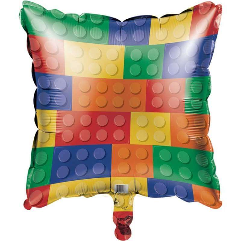 Block Party Square Foil Balloon 45cm
