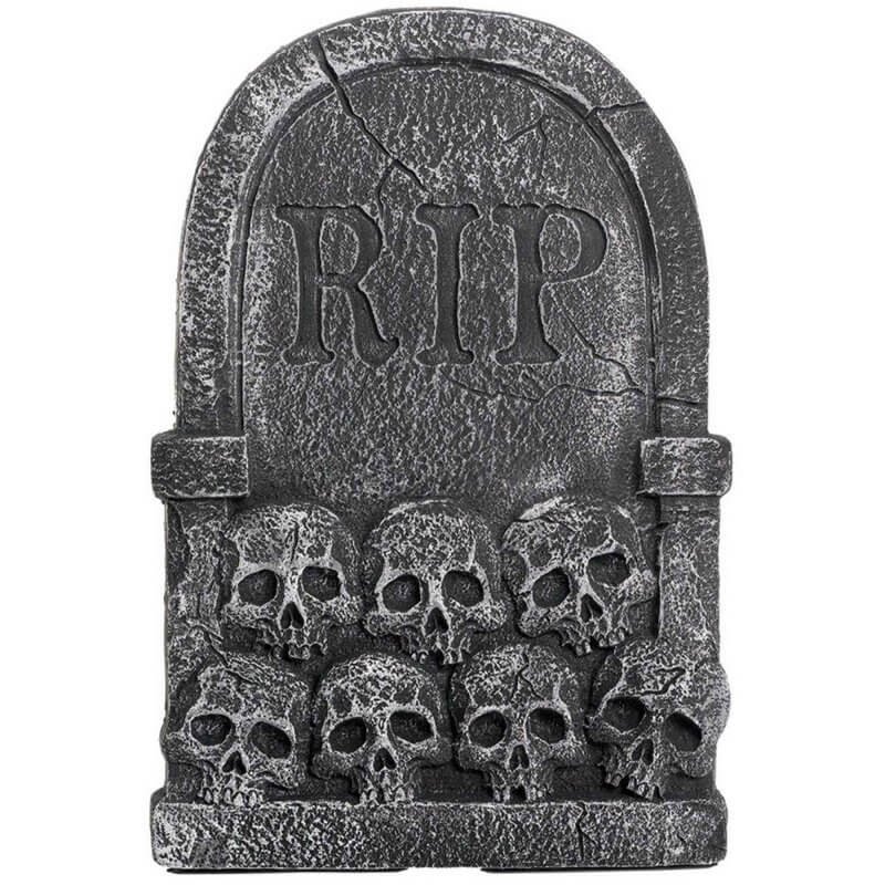 RIP Skulls Graveyard Tombstone halloween decorations