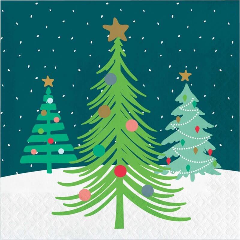 Holiday Cheer Lunch Napkins 16 Pack