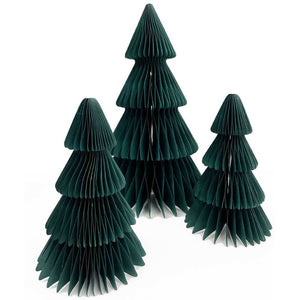 Christmas Honeycomb Green Tree Decoration 20cm