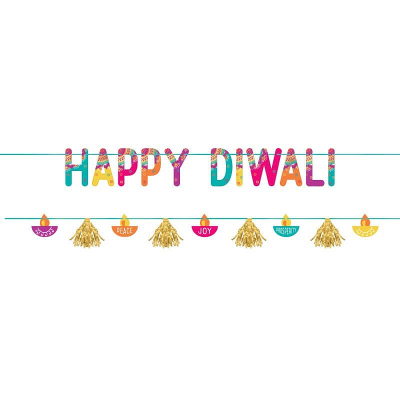 Amscan Happy Diwali Banner Kit 2 Pack