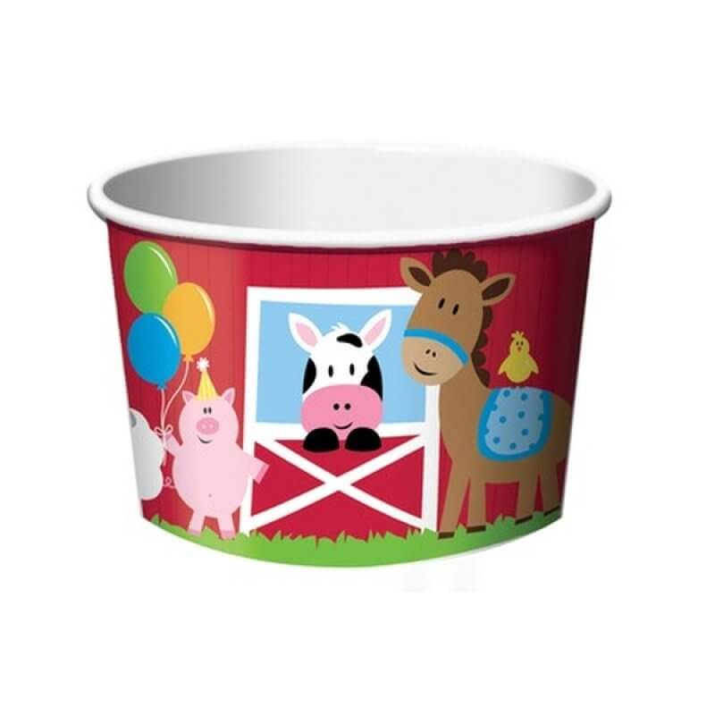 Amscan Farmhouse Fun Paper Treat Cups 6 Pack