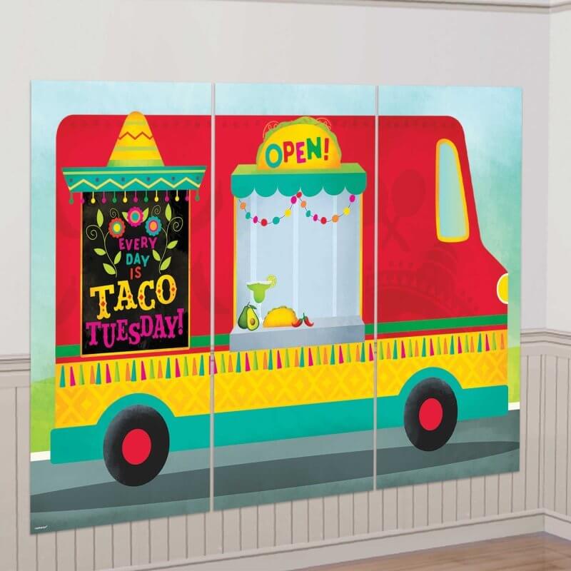 Amscan Fiesta Taco Truck Scene Setter