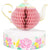 Floral Tea Party 3D Teapot Honeycomb table Centrepiece