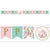 Floral Tea Party Happy Birthday Ribbon Banner