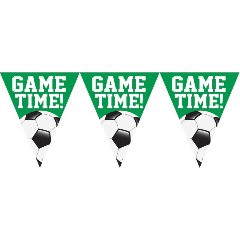 Goal Getter Soccer Pennant Flag Plastic Banner game time
