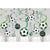 Goal Getter Soccer Spiral Swirls Hanging Decorations 12 Pack