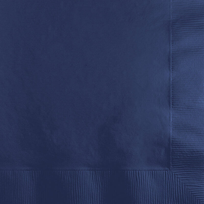 Navy Blue Lunch Napkins 50 Pack