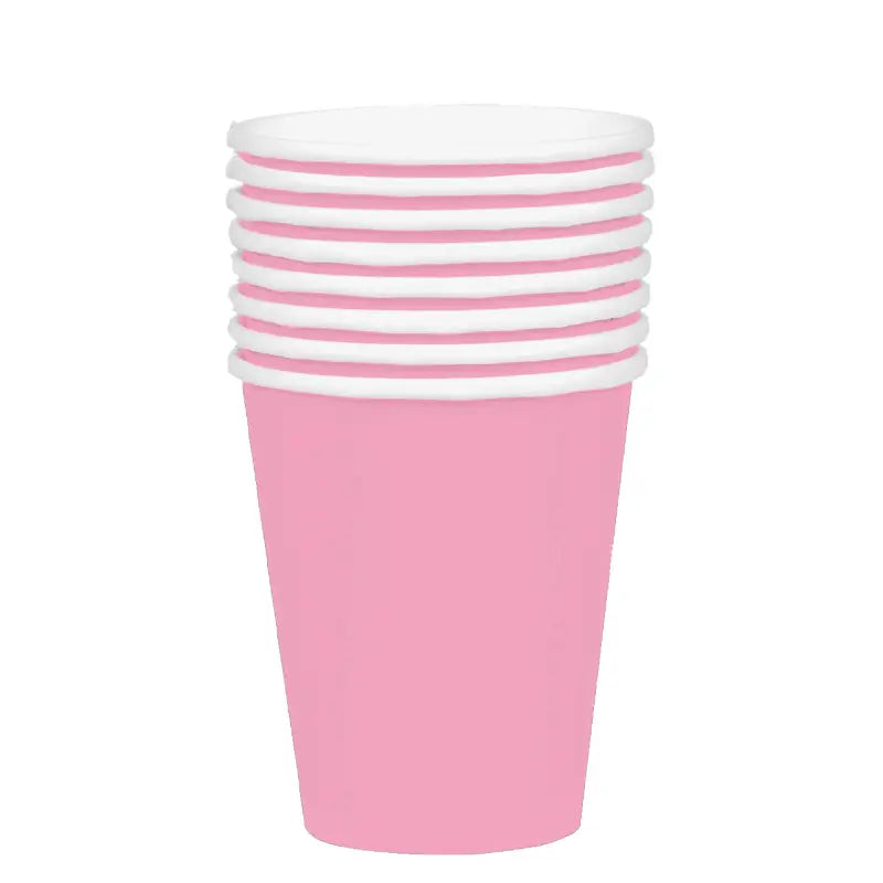 New Pink Paper Cups 354ml 20 Pack