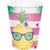 Amscan Pineapple N Friends Paper Cups 266ml 8 Pack