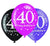 Amscan Pink Celebration 40 30cm Latex Balloon 6 Pack