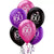 Amscan Pink Celebration 60 30cm Latex Balloon 6 Pack