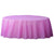 Plastic Round Tablecover - New Pink