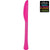 Premium Plastic Knives 20 Pack - Bright Pink