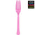 Premium Plastic Forks 20 Pack - New Pink
