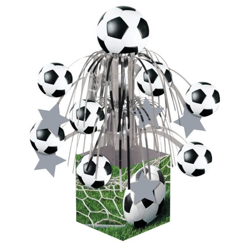 Soccer Fanatic Foil Cascade Table Centrepiece