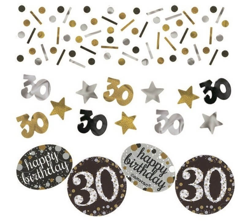 Sparkling Celebration 30th Birthday Confetti 34g