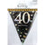 Sparkling Celebration 40 Prismatic Plastic Pennant Banner