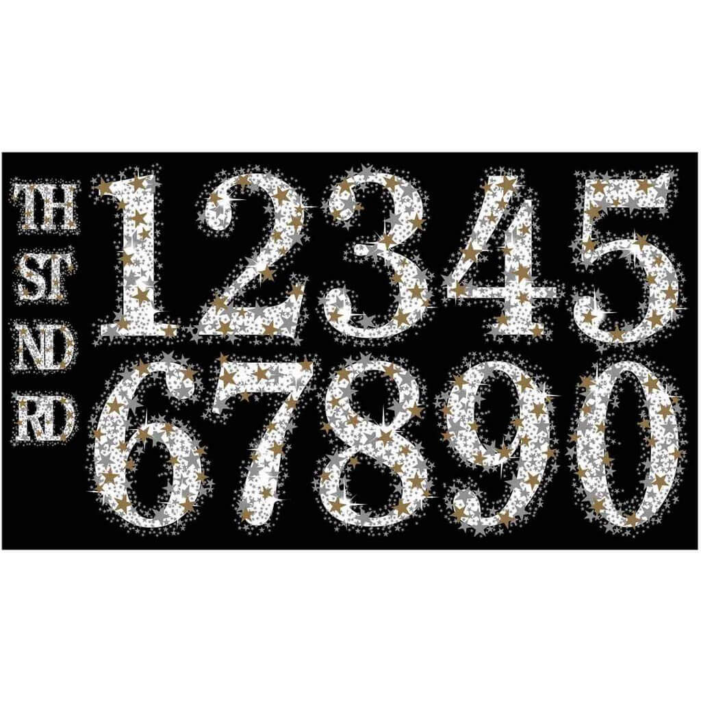 Sparkling Celebration Add-Any-Age Honeycomb Hanging Decorations