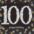 Sparkling Celebration Happy 100th Birthday Beverage Napkins