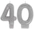 Sparkling Celebration Numeral Candles 40th Birthday