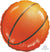 Anagram Championship Basketball round Foil Balloon 45cm