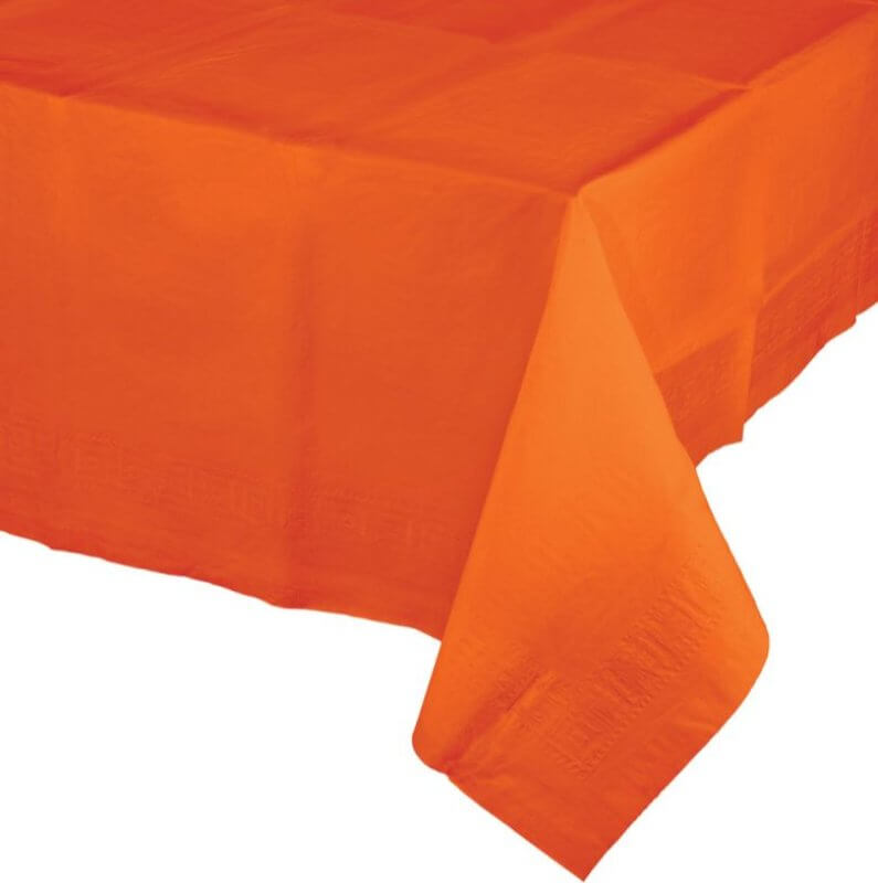 Amscan Sunkissed Orange Tablecover