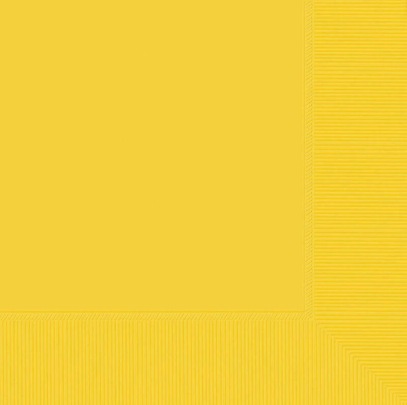 Amscan Beverage Napkins 20 Pack 2 Ply - Yellow Sunshine