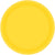Amscan Round Paper Plates 23cm 20 Pack - Yellow Sunshine