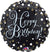 Holographic Sparkling Happy Birthday Foil Balloon 45cm