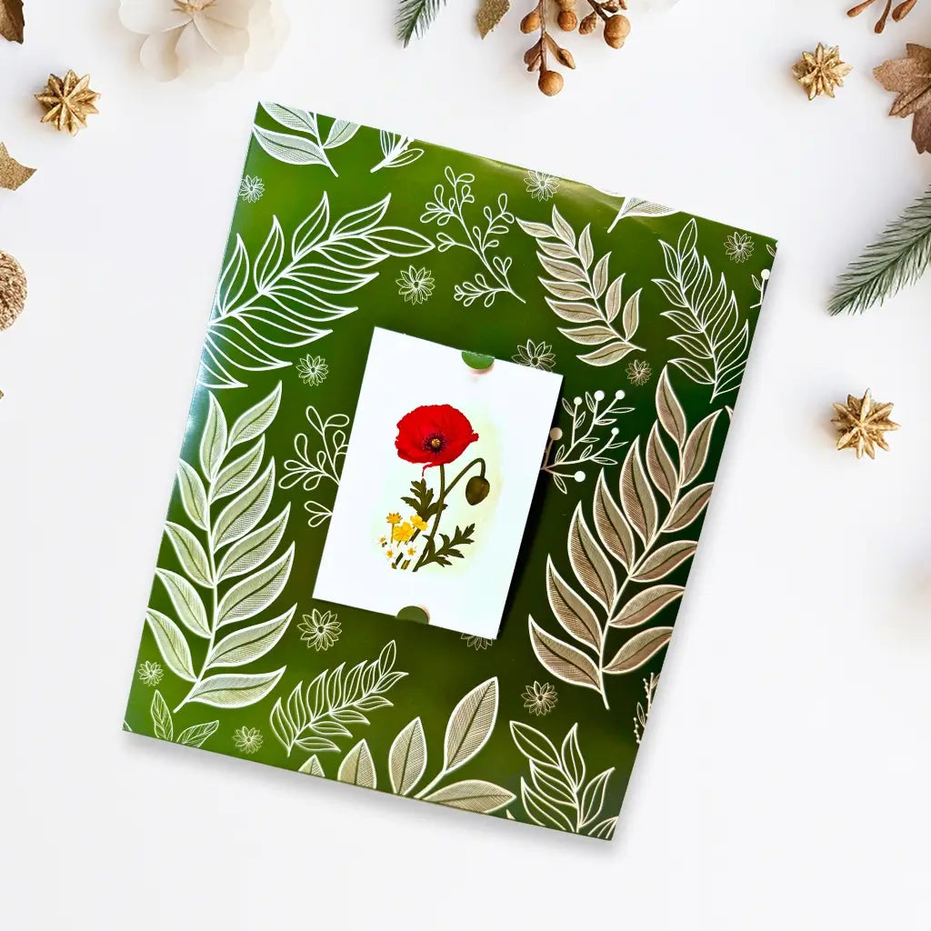 Red Poppy 3D Pop Up Flower Bouquet cover