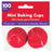 Mini Cupcake Cases Baking Cups 100pk - Apple Red