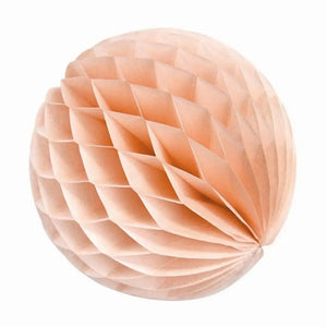 Apricot Paper Honeycomb Ball