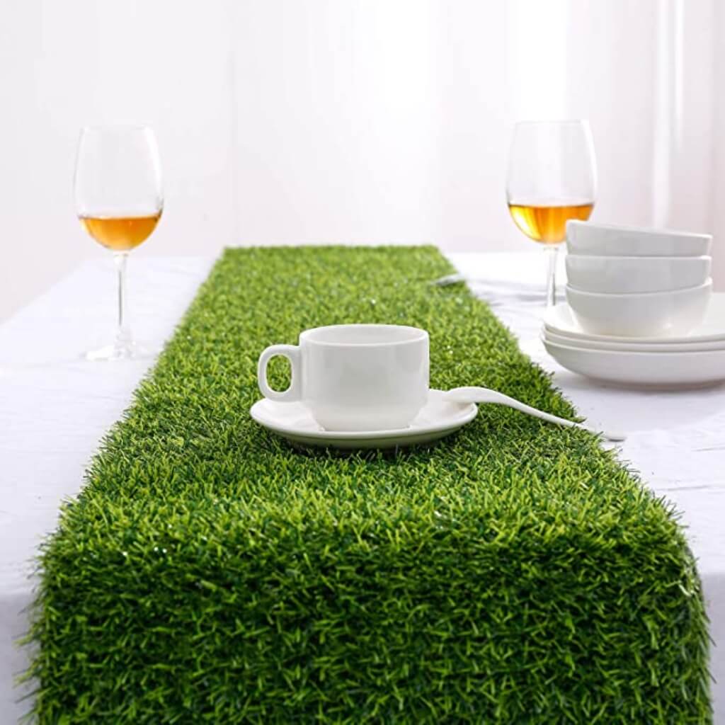 Turf Table Game Artificial Grass Table Runner