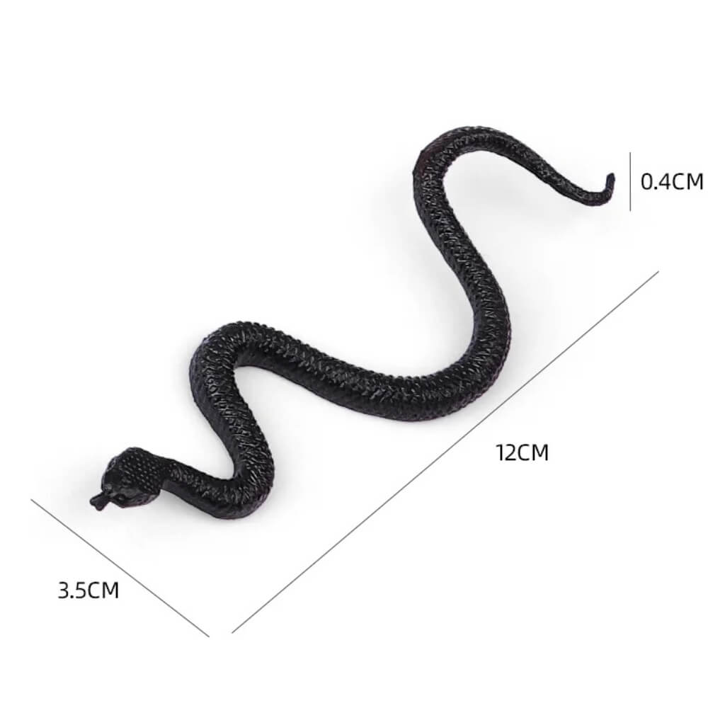 Pack of 12 Assorted Plastic Snake Toys – Kids Birthday Party Favours