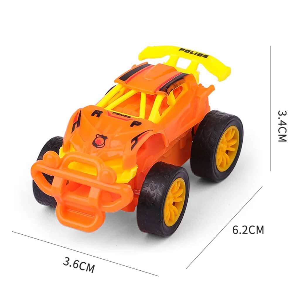 Pack of 2 Pull Back Racing Cars - Fast Mini Car Toys for Kids Party favours