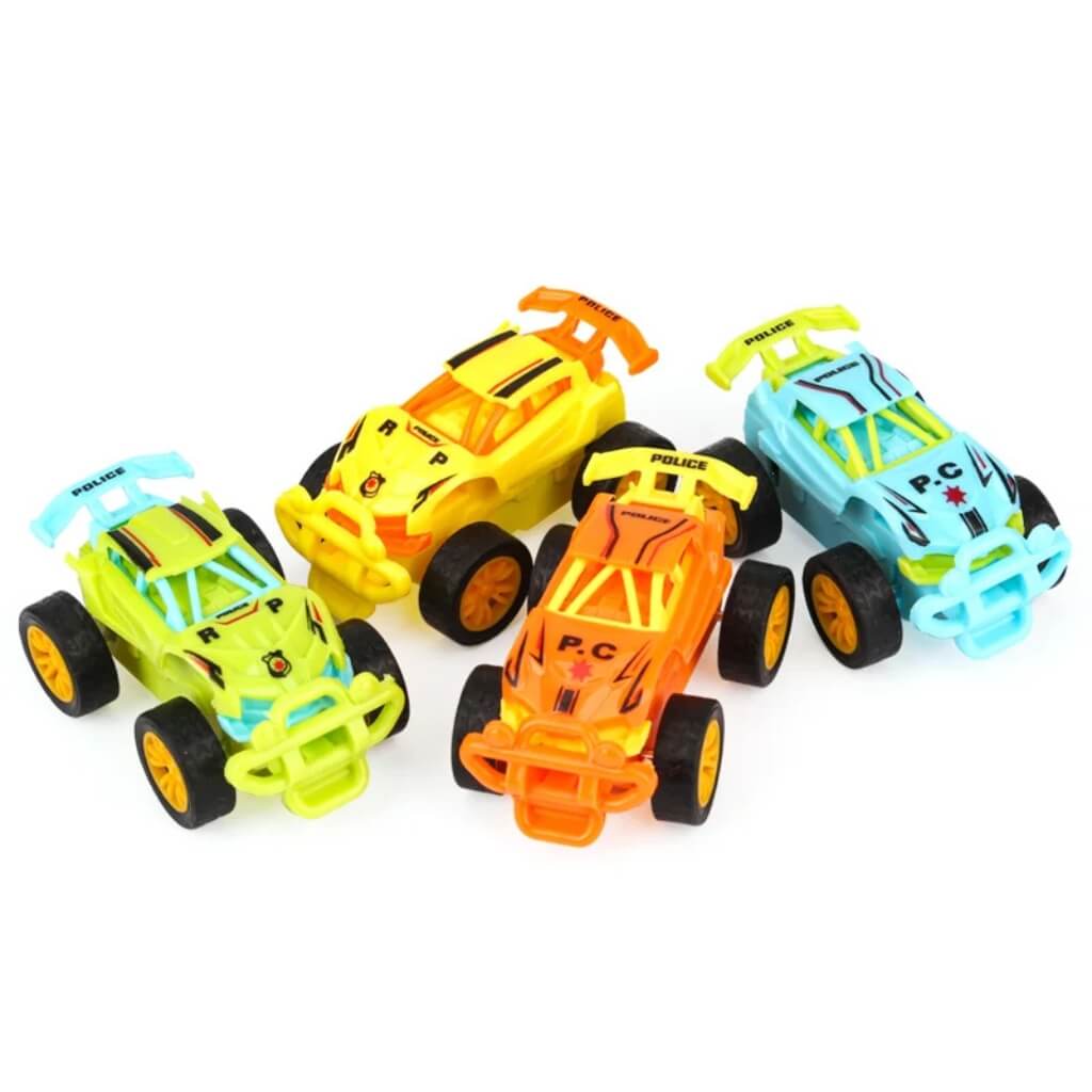 Pack of 2 Pull Back Racing Cars - Fast Mini Car Toys for Kids Party favours