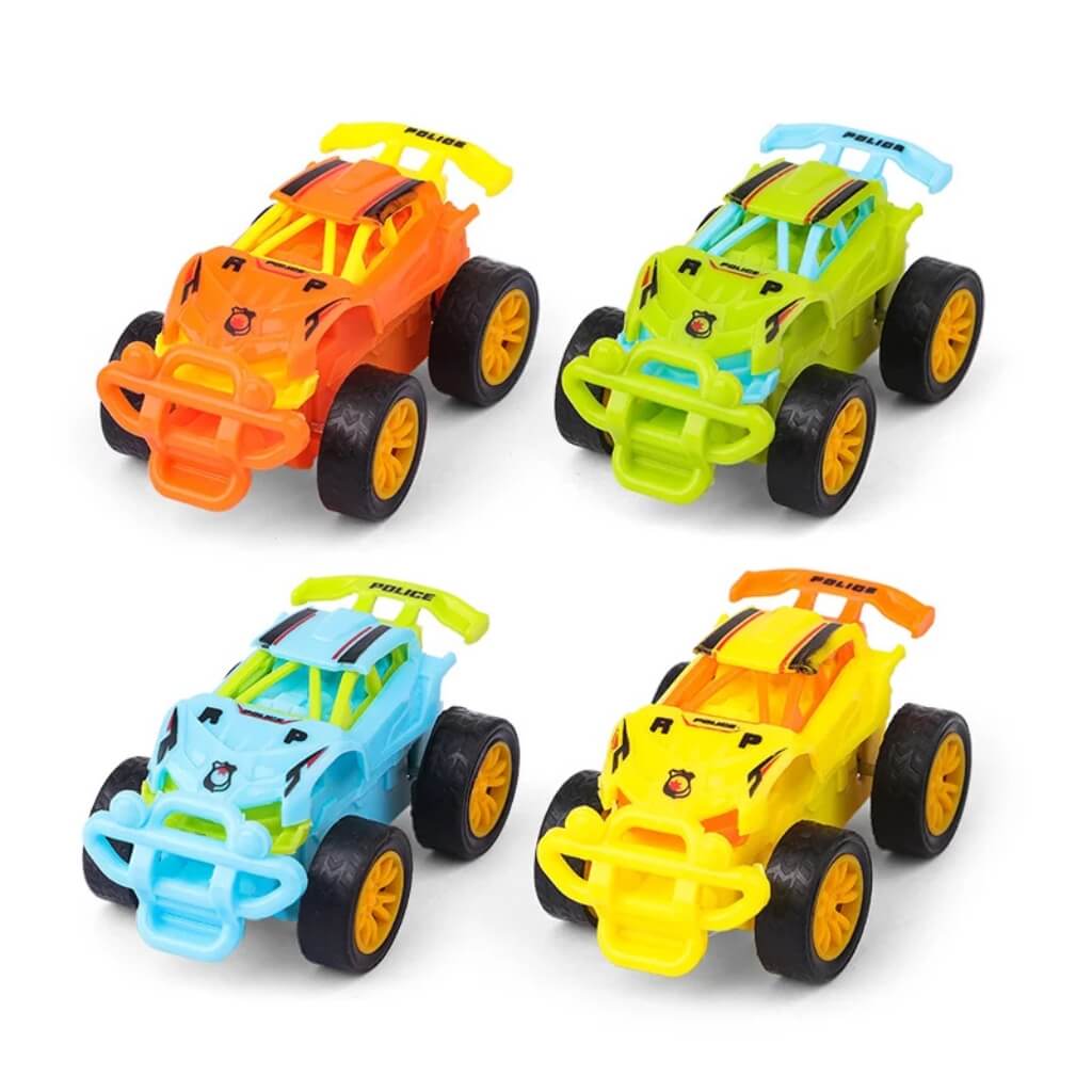 Pack of 2 Pull Back Racing Cars - Fast Mini Car Toys for Kids Party favours
