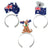 Australian Flag Headbands 8pk