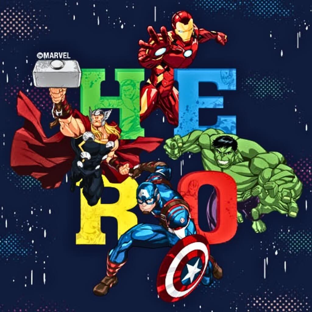 Avengers party Marvel superhero Iron Man Hulk Captain America napkins