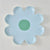 Baby Blue Daisy Paper Plates 17cm 10pk