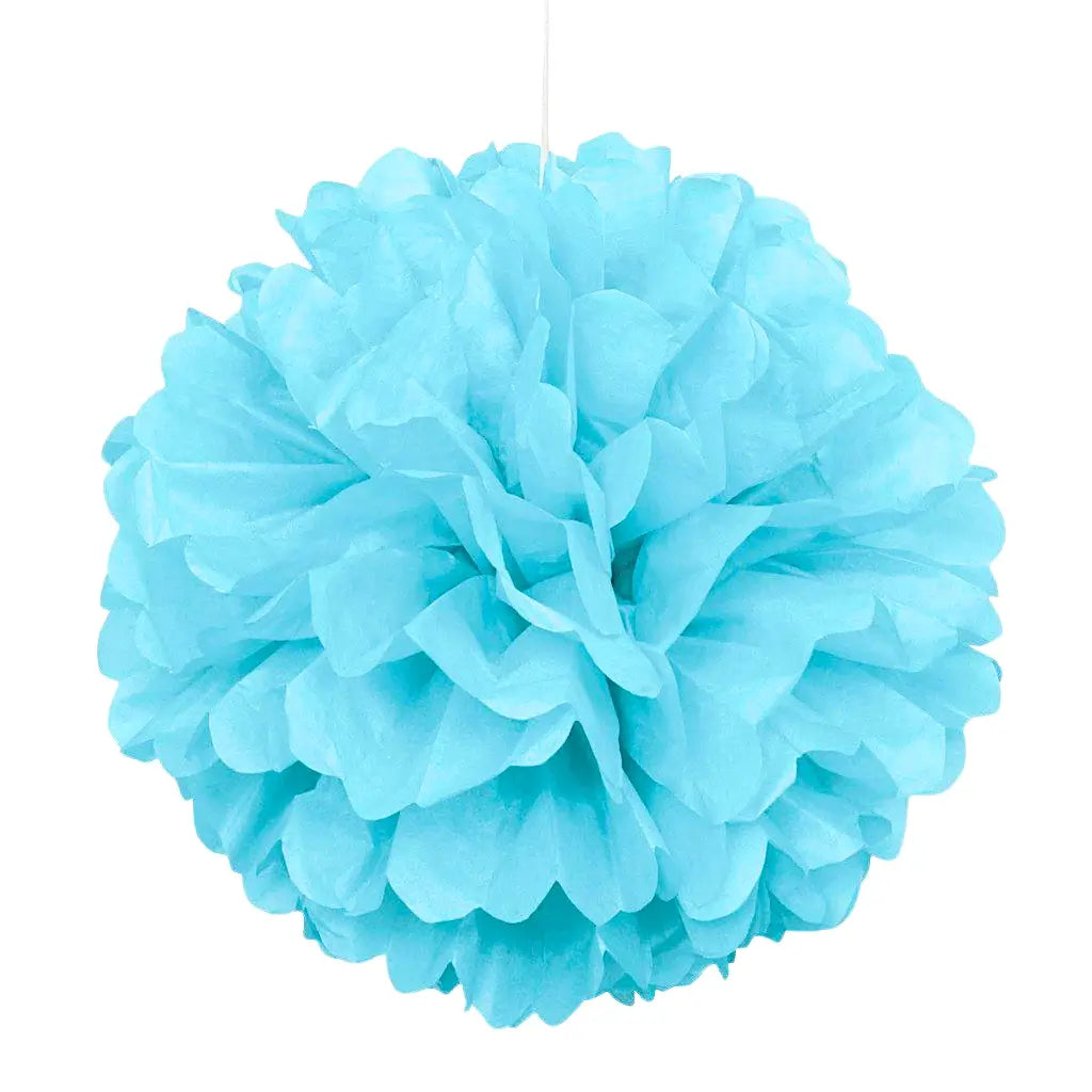 Baby Blue Tissue Paper Pom Pom