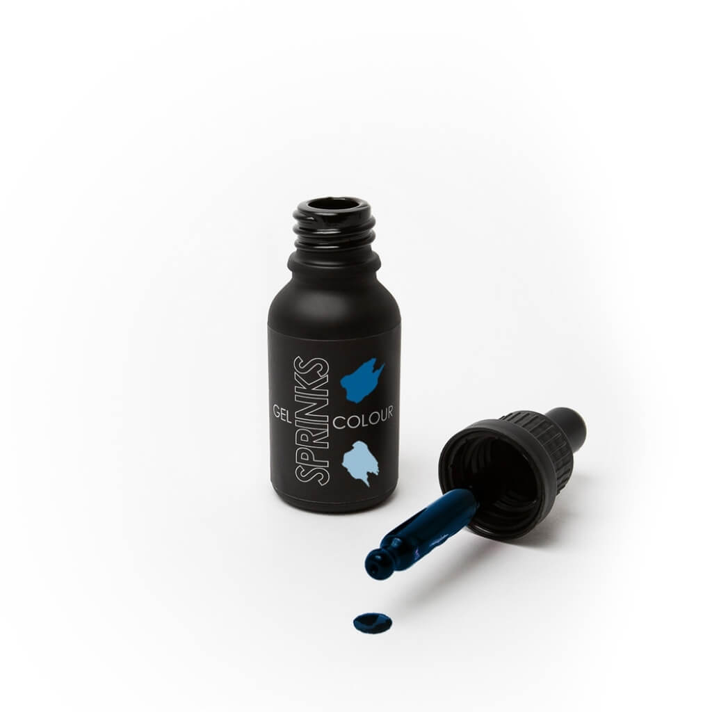 Sprinks gel colour dropper bottle blue