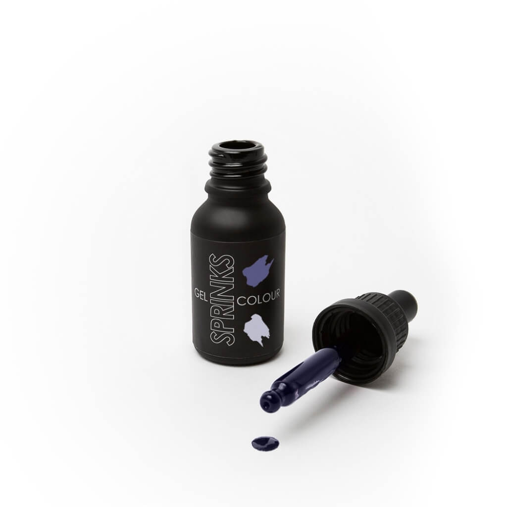 Rich purple liquid gel food colouring