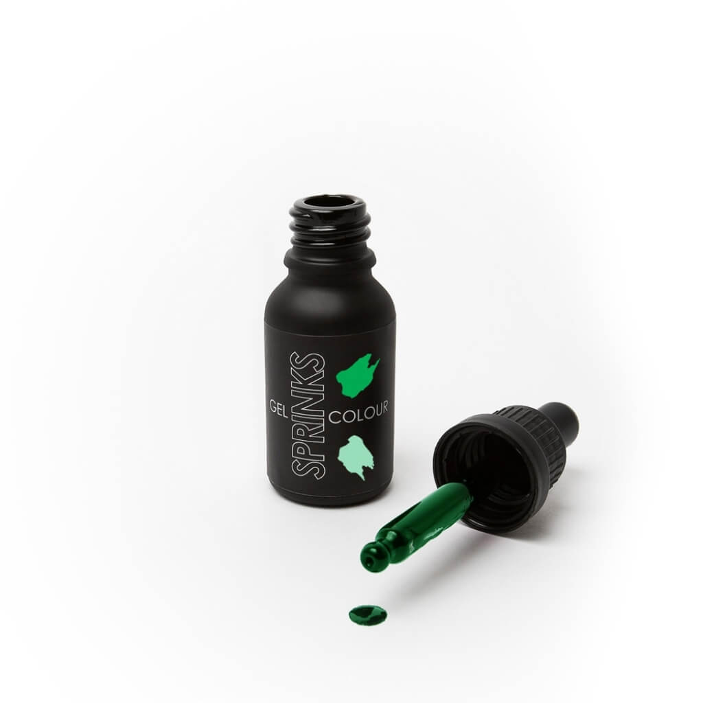 Sprinks gel colour dropper bottle green